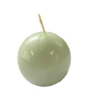 Round Ball Candle Light Green Mint Scented 5 oz
